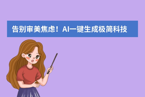 告別審美焦慮！AI一鍵生成極簡科技風(fēng)PPT，連老板都夸高級